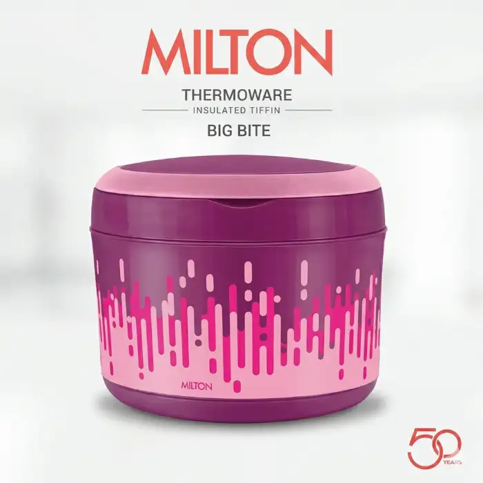Milton Big Bite Insulated Tiffin Box 810ml with Steel Inner