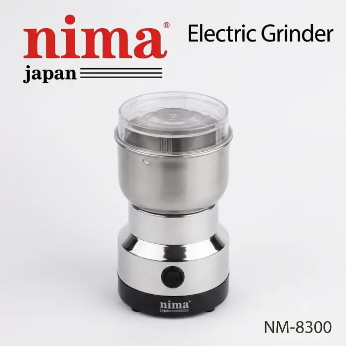 Nima Japan NM-8300 Electric Mixer Grinder 150W Stainless Steel Bowl