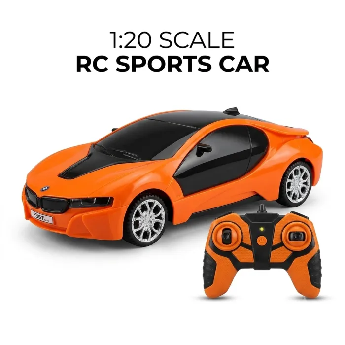 Fast Modern Car 1:20 Scale High Speed Wireless Remote Control Car with 3D Light