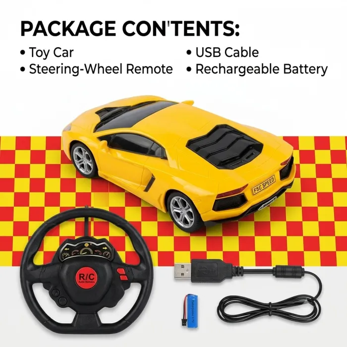 Firstgate FSC Speed 1:24 Scale Rechargeable Remote Control Car image 6